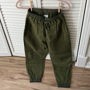 Olive Green Jogger Pants